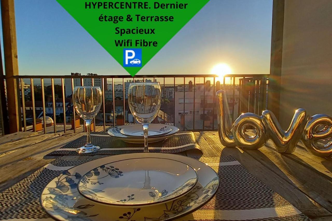 La Dolce Vita -T2 52M2- Dernier Etage- Terrasse-Parking-Wifi Fibre Tarbes Exterior photo