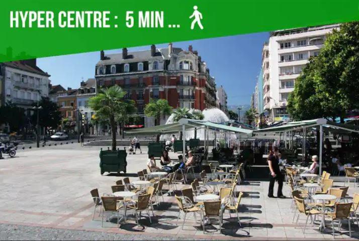 La Dolce Vita -T2 52M2- Dernier Etage- Terrasse-Parking-Wifi Fibre Tarbes Exterior photo